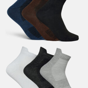 Pack of 6 Ankle-Length Socks for Everyday Comfort